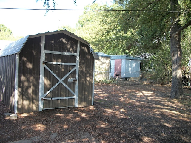 view of outbuilding