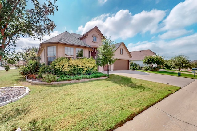 view of front of house featuring a front yard