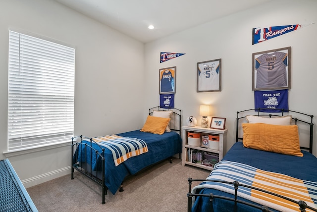 bedroom featuring carpet floors