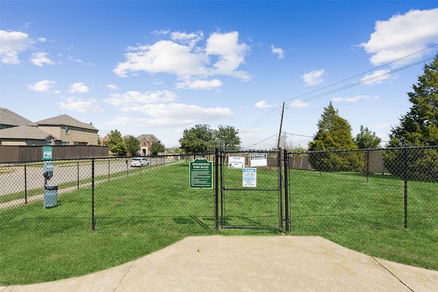 view of yard