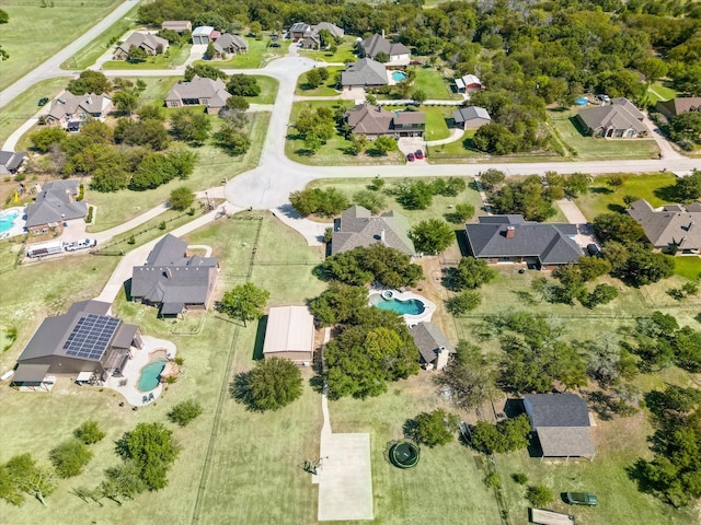 130 Antler Ridge Ct, Azle, TX 76020 - aerial view of property's location featuring a pool and nearby suburban area
