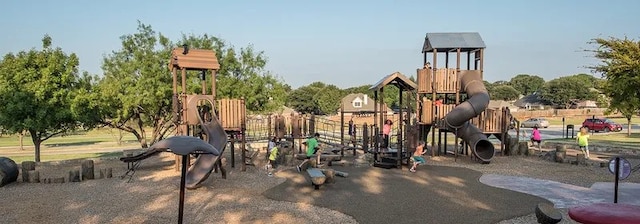 view of jungle gym