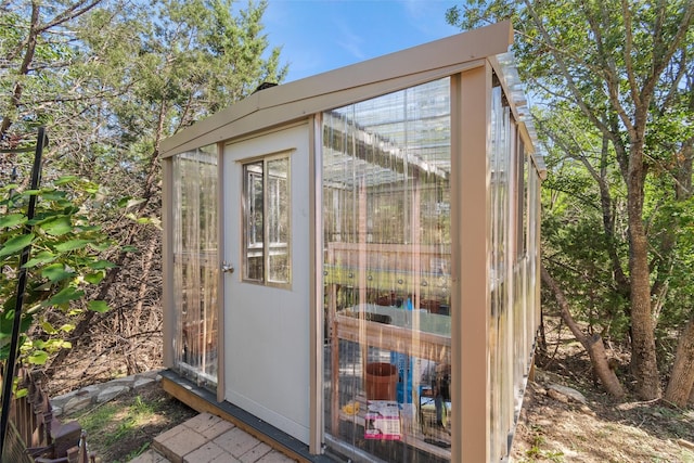 view of outbuilding