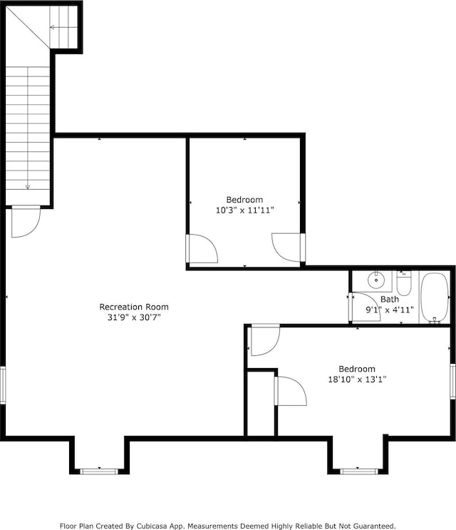 102 Ridge Ct, Glen Rose, TX 76043 - property floor plan