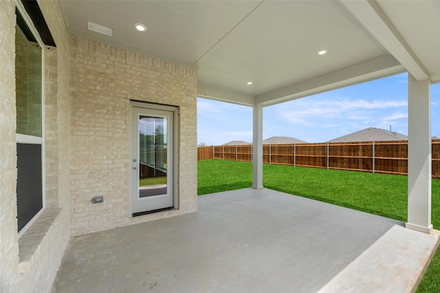 view of patio