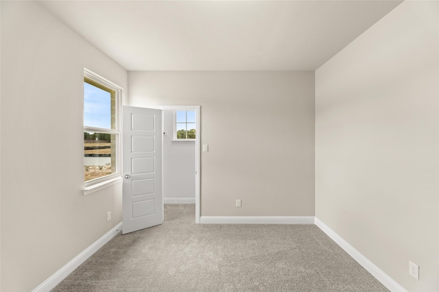 empty room with carpet floors