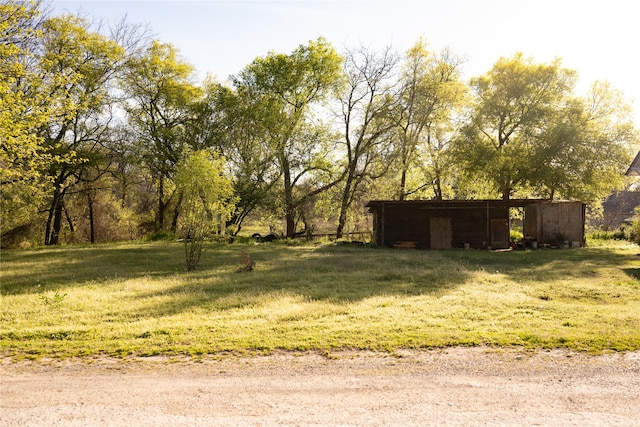 view of yard