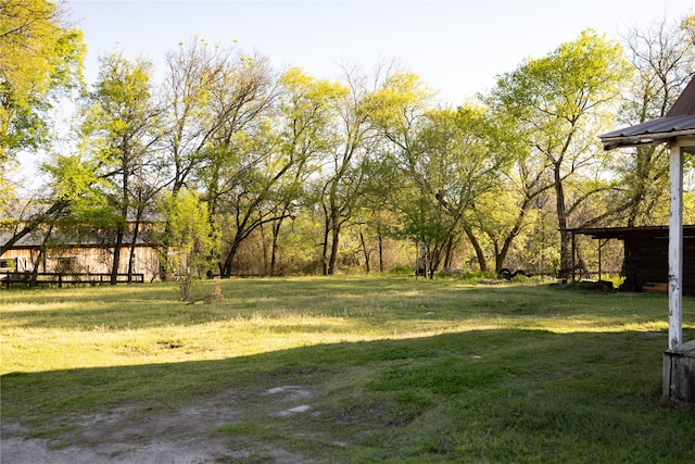 view of yard