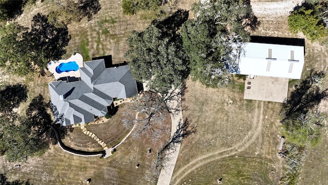 7226 County Road 1504, Athens, TX 75751 - aerial overview of property's location with a pool area
