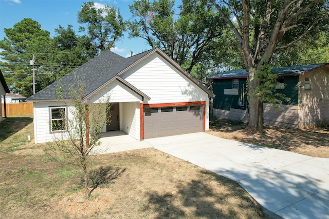 view of front of home with a front yard