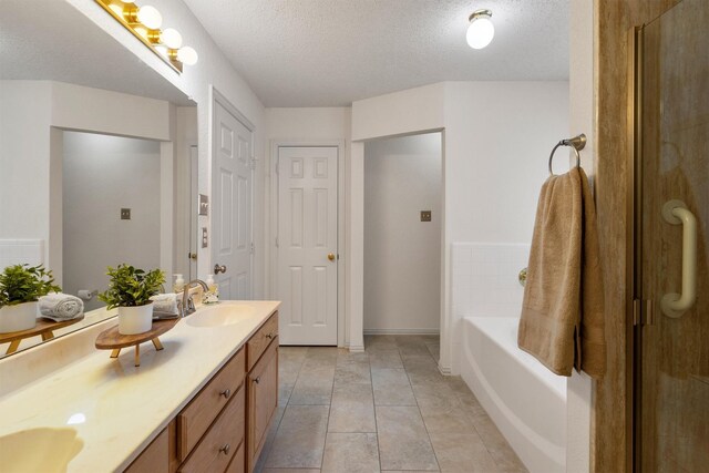 entryway with ceiling fan, brick wall, and dark carpet