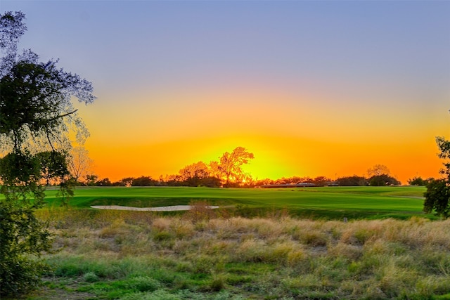 view of nature at dusk