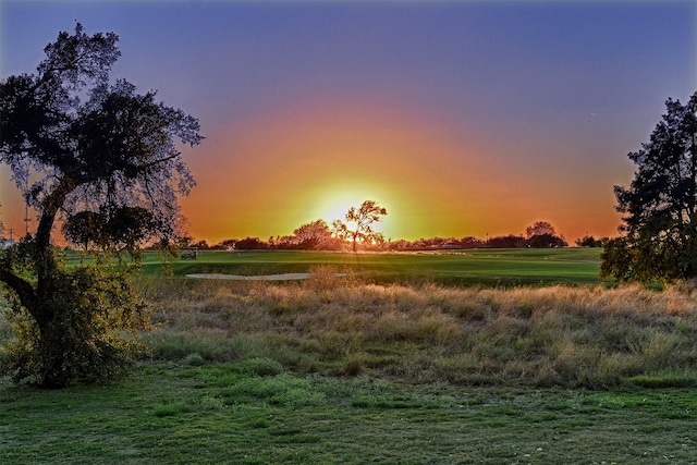 view of nature at dusk