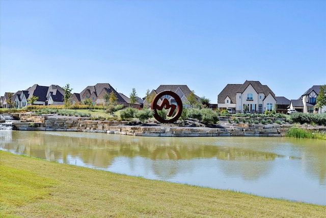 view of water feature