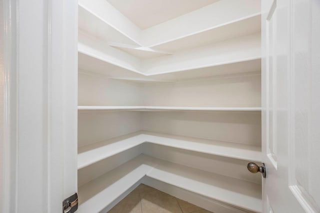 view of pantry
