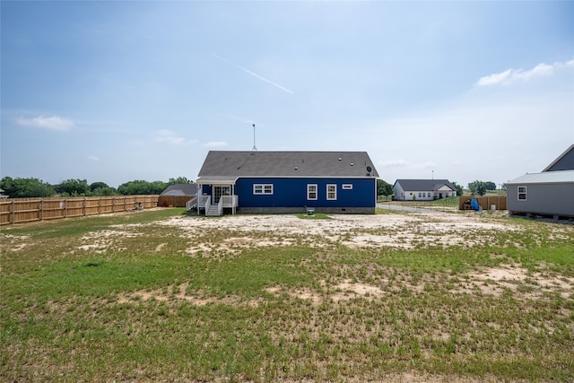 view of rear view of property