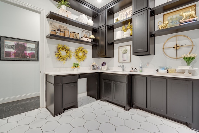 kitchen featuring sink