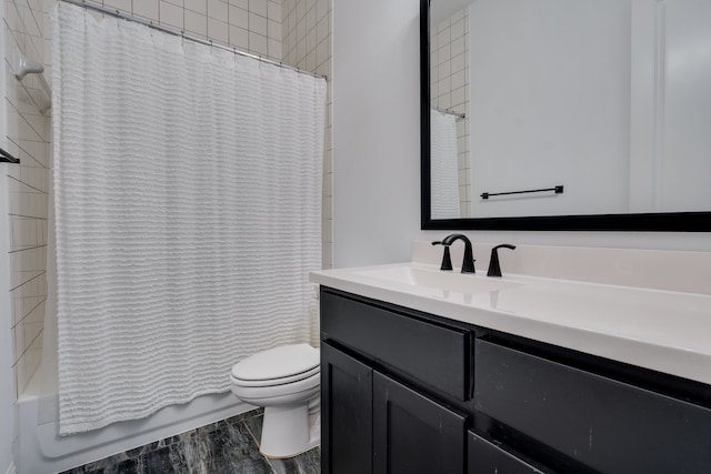 6709 Elderberry Way, Flower Mound, TX 76226 - full bathroom featuring vanity, shower / bathtub combination with curtain, and wood finished floors