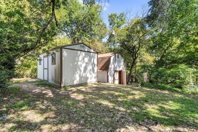 view of outbuilding