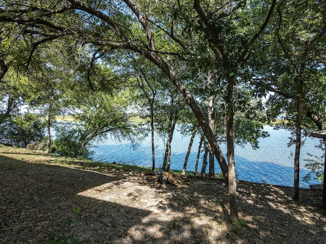 view of water feature