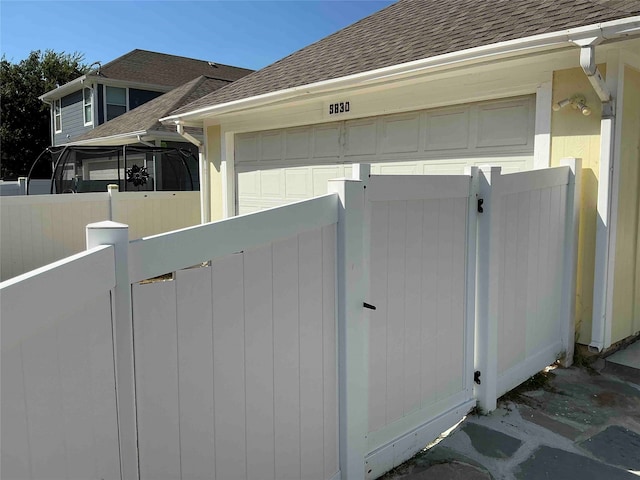 exterior space featuring concrete flooring