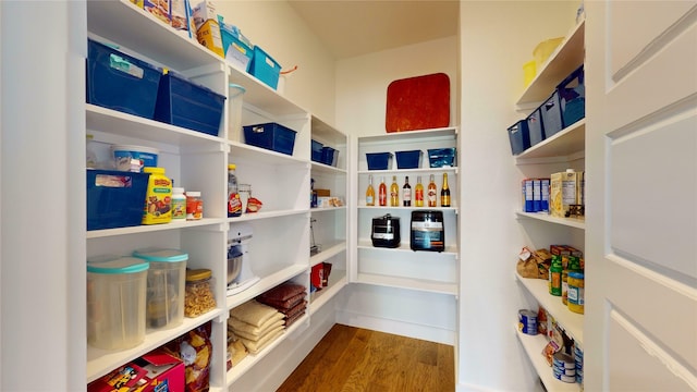 view of pantry