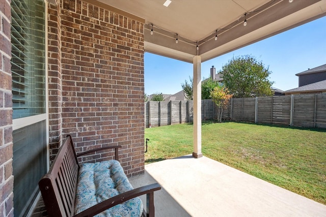 view of patio