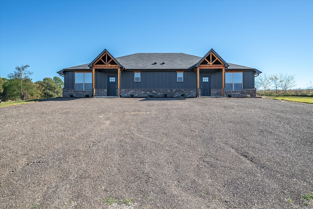 view of craftsman house