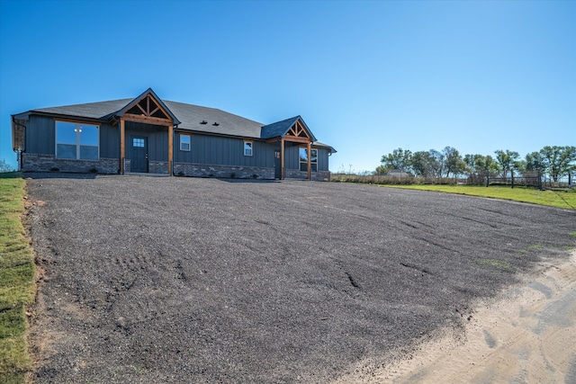 view of front of home