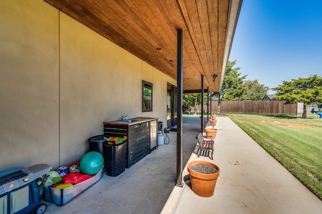 view of patio