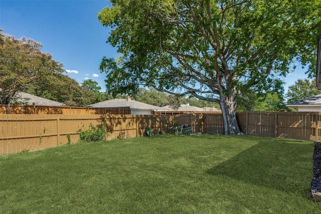 2625 Mollimar Dr, Plano, TX 75075 - view of yard with a fenced backyard