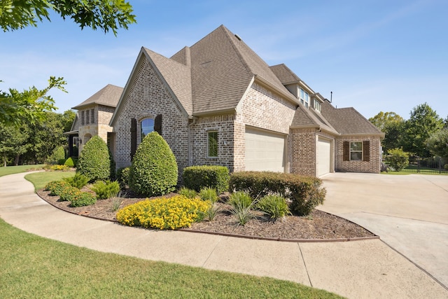 view of home's exterior with a garage