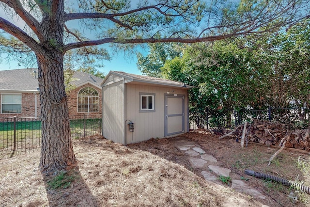 view of outdoor structure