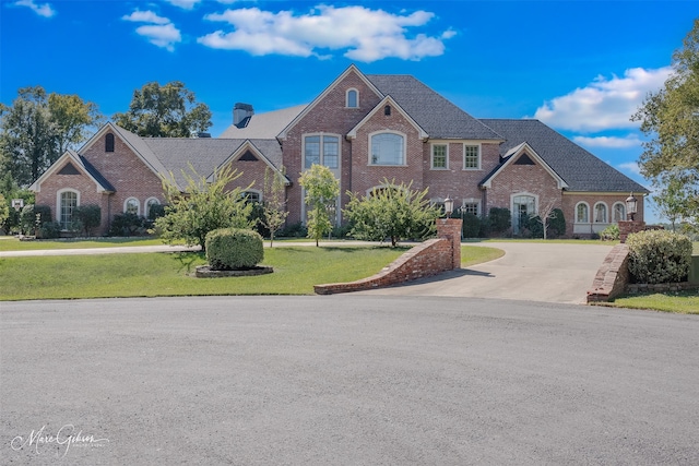 view of property with a front yard