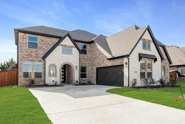 view of front of house featuring a front yard