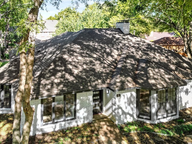 exterior space with a sunroom