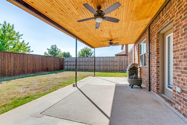 view of patio