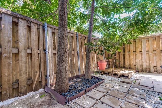 view of patio / terrace featuring a fenced backyard