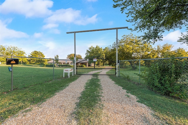 surrounding community featuring a lawn