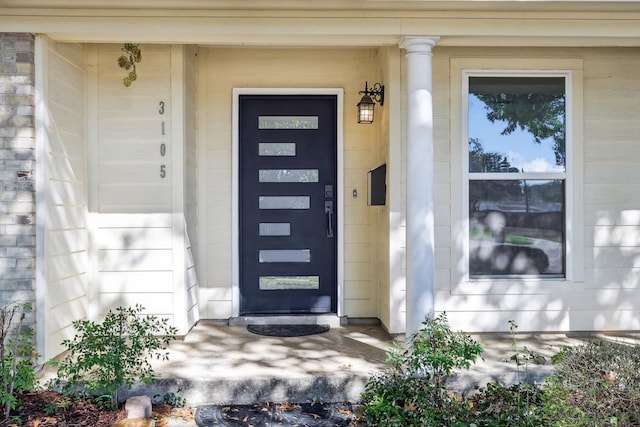 view of entrance to property