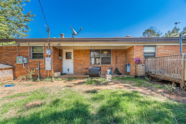 view of rear view of property