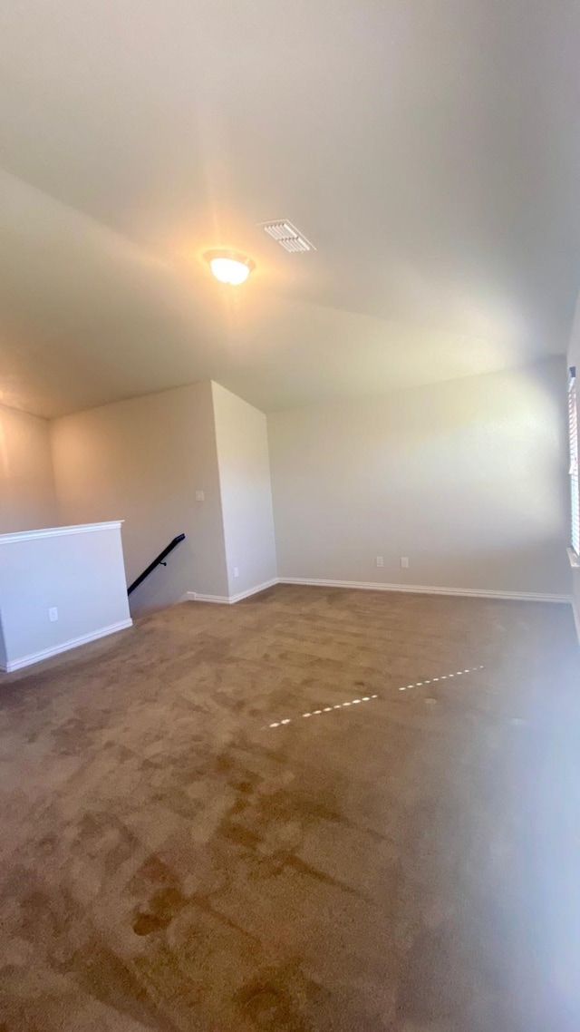 spare room with carpet floors