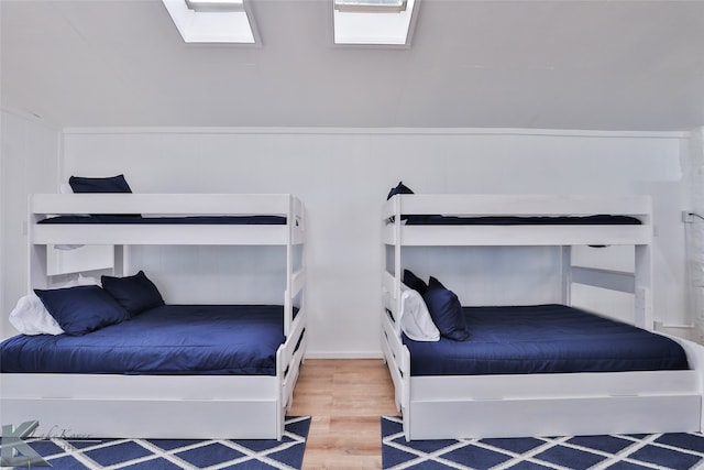 bedroom featuring wood-type flooring