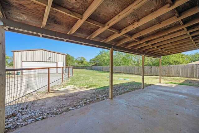 ranch-style home featuring a front yard