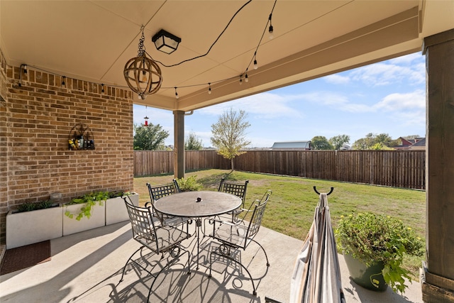 view of patio