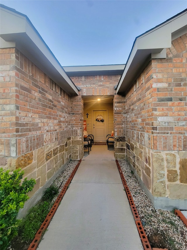 view of property entrance