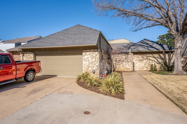 ranch-style house with a garage