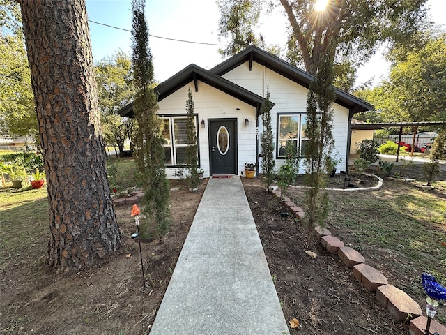 view of front of home