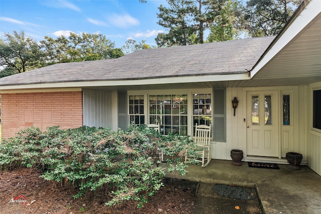 view of entrance to property