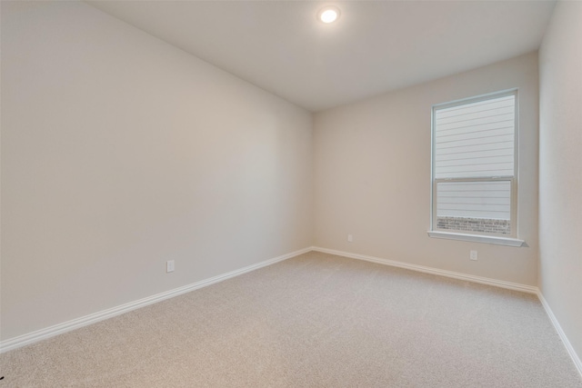 spare room with carpet floors